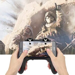 Gamepad for Smartphone, Mobile Gaming Handle Dual Cooling Fans Comfortable Grip Quiet Operation Faster Cooling for 4.7-6.5inch Phones