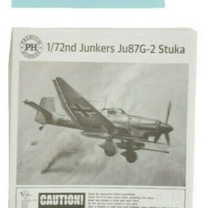 Premium Hobbies Junkers JU-87G-2 Stuka 1:72 Plastic Model Airplane Kit 133V