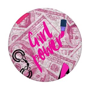 Pink Girl Power Money Baddie Bad Girl Aesthetic Boss Babe PopSockets Swappable PopGrip