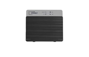 cleanzonez air filtration system by clean zonez with built-in hepa air filter and uv-c light - monitor air quality in real time - includes filter and wall mount bracket