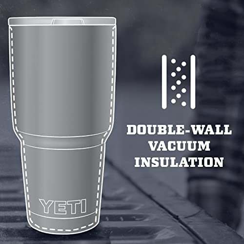 YETI Rambler 30 oz Tumbler, Stainless Steel, Vacuum Insulated with MagSlider Lid, Alpine Yellow