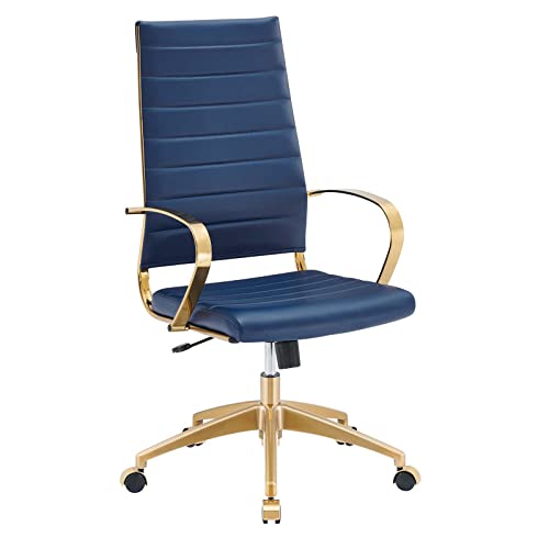 Modway Jive Office Chair, Gold Navy