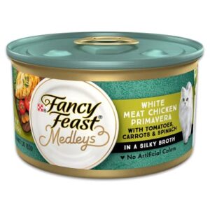 Fancy Feast Elegant Medley Chicken Primavera Cat Food (6 Cans)