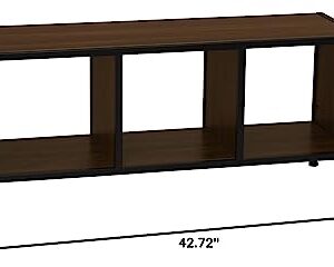 Household Essentials TV Stand, Walnut