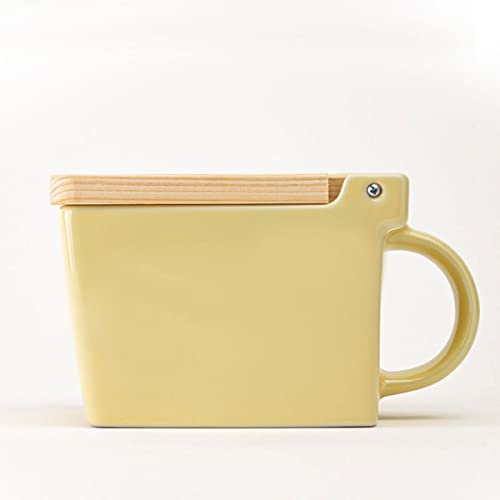 ZERO JAPAN BEE HOUSE SALTBOX 16 oz (Banana Yellow)