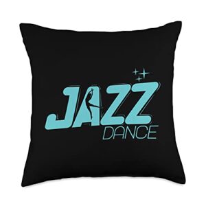 dancing sports dancer sport exercise style jazz jazz dance throw pillow, 18x18, multicolor