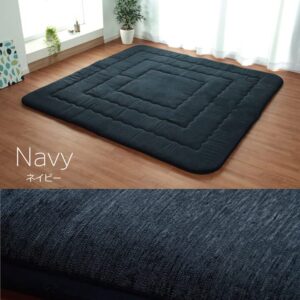 Kotstsu Mattress Rug Under Kotatsu Table shikibuton Made in Japan Warm Mattress 74.8" x 51.1" Modelno Navy