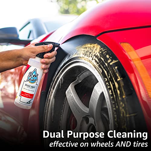 REV Auto Complete Wheel Cleaning Kit - 5 Item Car Washing Kit Includes Car Wheel and Tire Cleaner, Wheel Brush, Tire Shine, Tire Shine Applicator, and Drying Towel/Works for All Wheels & Tires