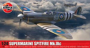 airfix supermarine spitfire mk ixc 1:24 wwii military aviation plastic model kit a17001