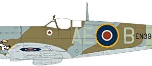 Airfix Supermarine Spitfire MK IXc 1:24 WWII Military Aviation Plastic Model Kit A17001