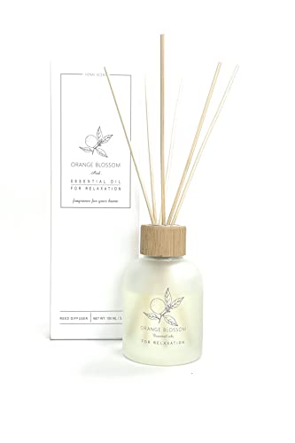 aromArt Fragraces Reed Diffuser / Eucalyptus / 3.4 Fl Oz(100ml) / Made of Essential Oil / Fragrance Décor for Home Rooms and Offices / Beautiful Gift Set for Holidays