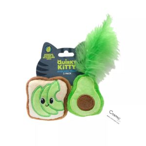 quirky kitty avocado toast