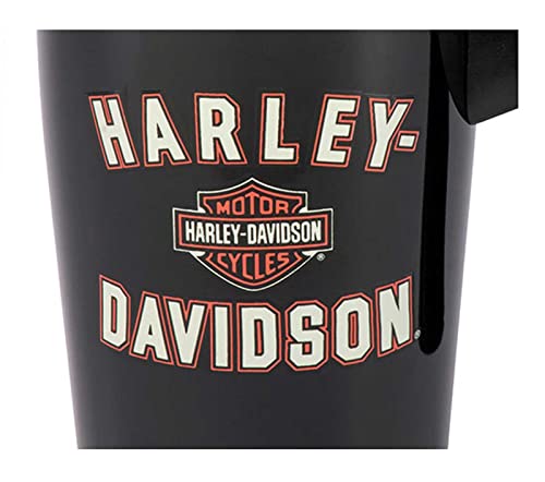 Harley-Davidson Travel Mug, Bar & Shield Double-Wall Stainless Steel w/Handle