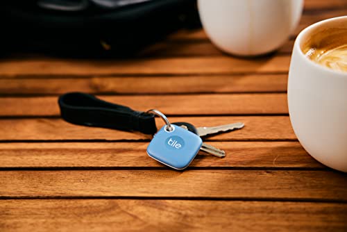 Tile Mate (2022) 1-Pack, Canyon Blue. Bluetooth Tracker, Keys Finder and Item Locator; Up to 250 ft. Range. Up to 3 Year Battery. Water-Resistant. Phone Finder. iOS and Android Compatible