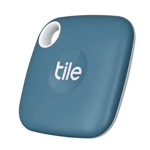 Tile Mate (2022) 1-Pack, Canyon Blue. Bluetooth Tracker, Keys Finder and Item Locator; Up to 250 ft. Range. Up to 3 Year Battery. Water-Resistant. Phone Finder. iOS and Android Compatible