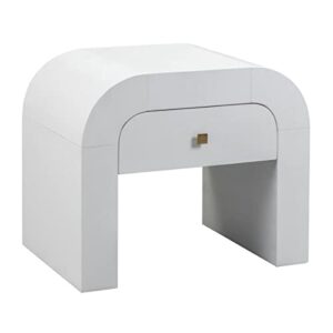 Tov Furniture Hump Nightstand (White)