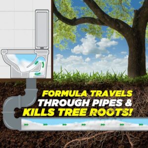 FOAMING Root Killer | 10 Pound| Kills Tree Roots in Pipes & Sewer Lines | Contains No Copper Sulfate