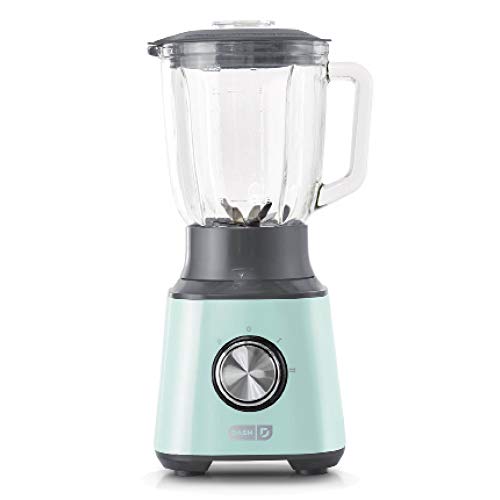 Dash Stand Mixer (Electric Everyday Use): 6 Speed & Quest Countertop Blender 1.5L with Stainless Steel Blades for Coffee Drinks, Deserts, Frozen Cocktails, Purées, Shakes, Soups - Aqua