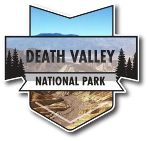 death valley national park magnet | 4.7-inch by 4.5-inch | 2-pack | 30 mil heavy duty magnetic material | mpd926