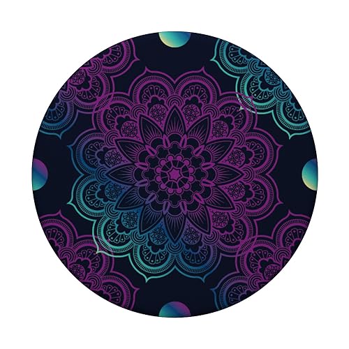 Mandala Art Geometric Meditation Mindfulness Peace Seeker PopSockets Standard PopGrip