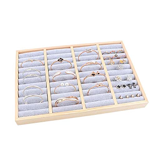 ZZYINH AN207 Flannel Drawer Velvet Jewelry Storage Tray Gift Box Jewelry Organizer Bracelet Ring Holder Jewelry Display Case Small Jewelry