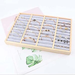 ZZYINH AN207 Flannel Drawer Velvet Jewelry Storage Tray Gift Box Jewelry Organizer Bracelet Ring Holder Jewelry Display Case Small Jewelry