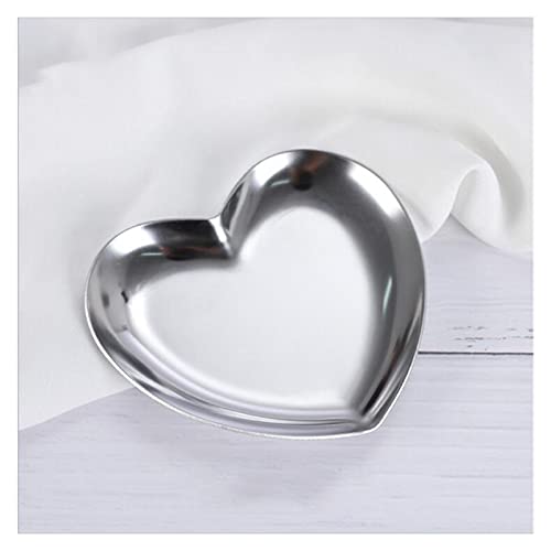 ZZYINH AN207 1 Piece Heart-Shaped Lovely Wedding Engagement Ring Box for Earrings Necklace Bracelet Jewelry Display Gift Box Holder Small Jewelry (Color : Silver)