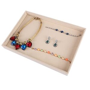 ZZYINH AN207 Flannel Jewelry Box Earrings Necklace Display Disc Multi-Function Jewelry Box Small Jewelry (Color : Stud Ear Box)