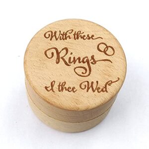 zzyinh an207 personalized engraving rustic wedding wooden ring box jewelry trinket storage container holder custom with these rings small jewelry