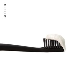 Moon Toothbrush and Whitening Anticavity Toothpaste Bundle