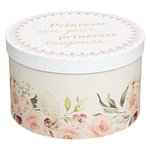 Atmosphera Set of 3 Round Princess Storage Boxes