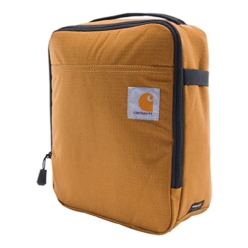 Carhartt Gear B0000373 Cargo Series Insulated 4 Can Lunch Cooler - One Size Fits All - Carhartt Brown