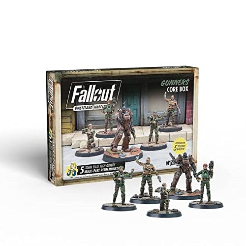 Modiphius Fallout - Wasteland Warfare - Gunners Core Box, Multi