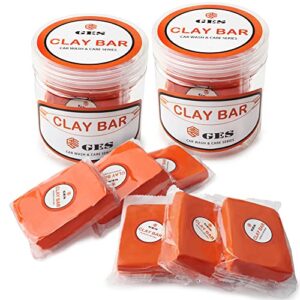car clay bar for car detailing 6 pack 600g, auto detailing clay bar cleaner, grade cleaner kit for coating polisher car wash kit cleaning rv cars boats bus