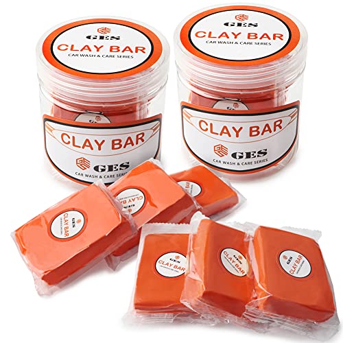 Car Clay Bar for Car Detailing 6 Pack 600g, Auto Detailing Clay Bar Cleaner, Grade Cleaner Kit for Coating Polisher Car Wash Kit Cleaning RV Cars Boats Bus