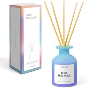 Scented Candles Set, Candles for Home Scented 4x2.0 oz/STRN Reed Diffuser Valentines Day, Home Fragrance Products Ocean Breeze/ 3.4oz/ 100ml