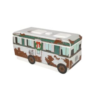 department 56 national lampoon's christmas vacation cousin eddie's rv sculpted canister cookie jar, 5 inch, multicolor