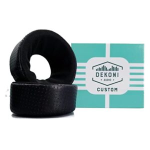 dekoni audio custom fenestrated velour replacement ear pads for grado headphones