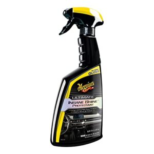 meguiar's ultimate insane shine protectant spray - non-greasy, long-lasting shine for vinyl, rubber, and plastic - protects against uv rays and fading - easy to use - 16 oz