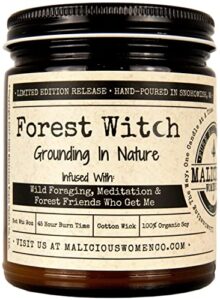 forest witch infused with wild foraging, meditation & forest friends who get me scent: take a hike