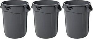 rubbermaid commercial 263200gy round brute container plastic 32 gal gray (3)