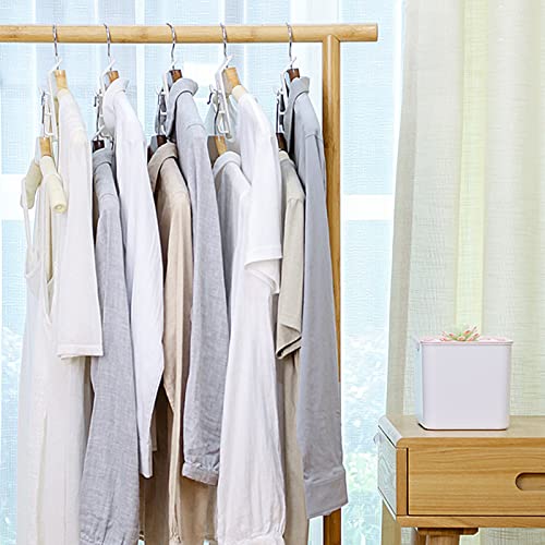 FYY Hanger Connection Hook 6 + 4 Plastic Closet Organizer Multifunctional Clothes Hanger Connector Joint Hook Space-Saving Magic Hanger Clothes Storage Non-Slip Clothes Storage Rack (White)