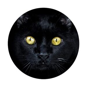 Black Cat Kitty Kitten PopSockets Swappable PopGrip