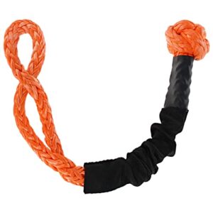 ABN Synthetic Soft Shackles for Tow Straps - 2pk 43,000lb Capacity Towing Strap 22in Recovery Ropes Ties for Off Road