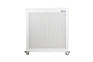 smart air blast mini air purifier – high capacity, compact air purifier for clean air with 99.97% h13 hepa filter (blast mini with hepa + voc filters)