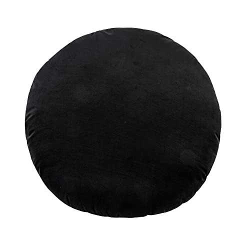 Tov Furniture Potter 20" Black Velvet Pillow (Black)