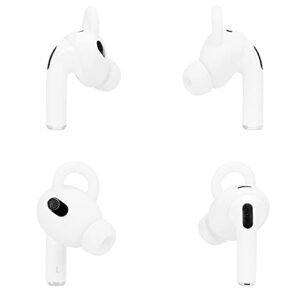 SaharaCase Silicone Accessories Kit for Apple AirPods 3 (2021 3rd Generation) [Rugged] Full Body Protection Antislip Grip Slim Fit (White)