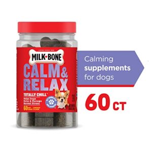 Milk-Bone Calm & Relax Dog Supplement, 60 Soft Chews