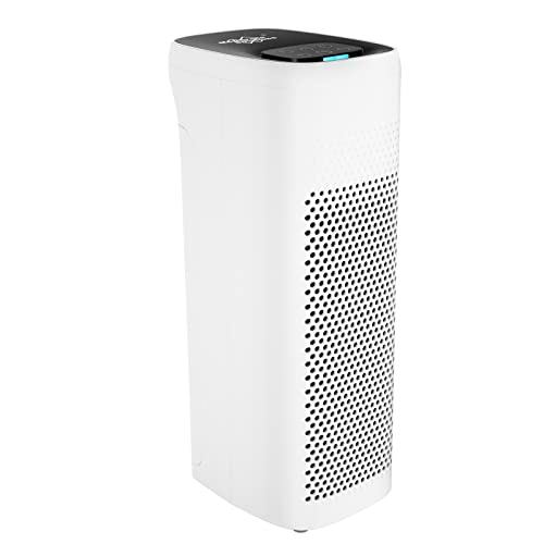 MS18 Air Purifiers for Home Large Room Up to 825 Sq Ft, Air Cleaner with H13 True HEPA Filter and Washable Pre-Filter, Remove 99.97% of Allergies, Smoke, Dust, Mold, Pets Dander, Pollen for Bedroom Office Living Room by Membrane Solutions