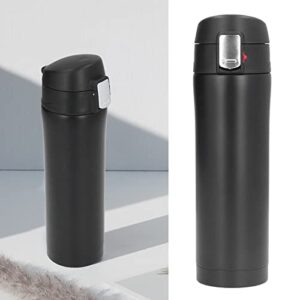 insulated water bottle, 500ml stainless steel insulated water bottle double wall portable vacuum insulated bottle for school home outdoor